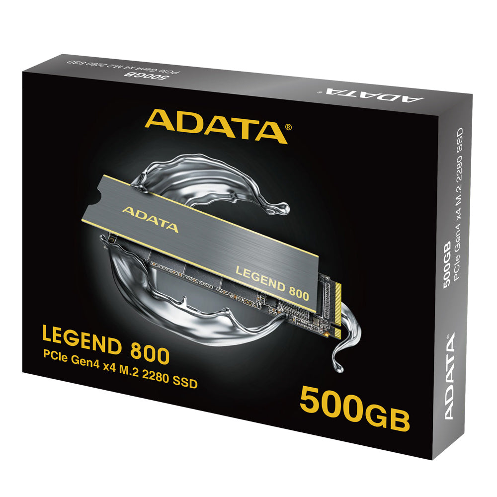 Unidad Ssd M.2 Adata Legend 800 Pcie 500Gb Gen4 (Aleg-800-500Gcs)