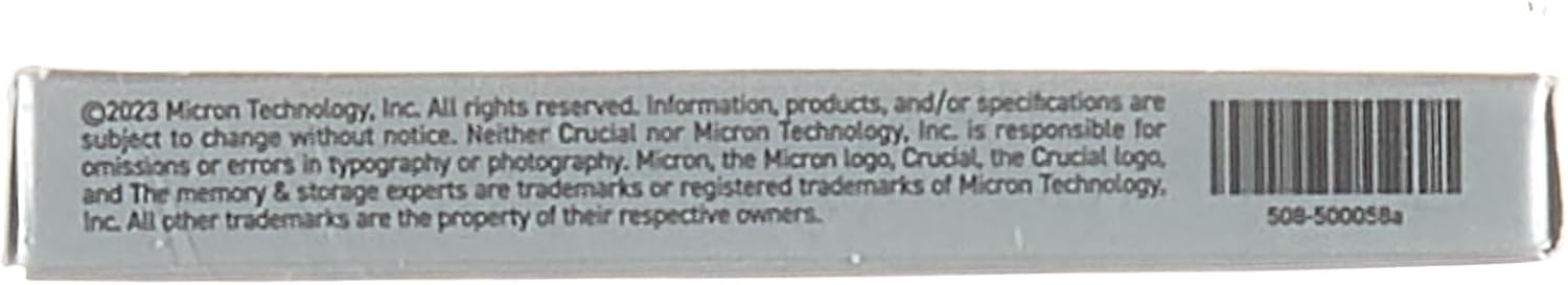 Unidad Ssd M.2 Crucial 1Tb T500 (Ct1000T500Ssd8) T500 Pcie 4.0 Nvme 2280