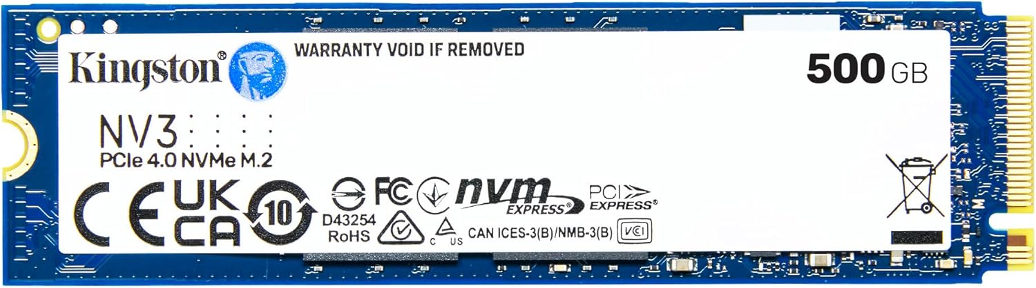 Unidad Ssd M.2 Kingston 2Tb (Snv3S/2000G) Nv3 Pcie 4.0 Nvme 2280
