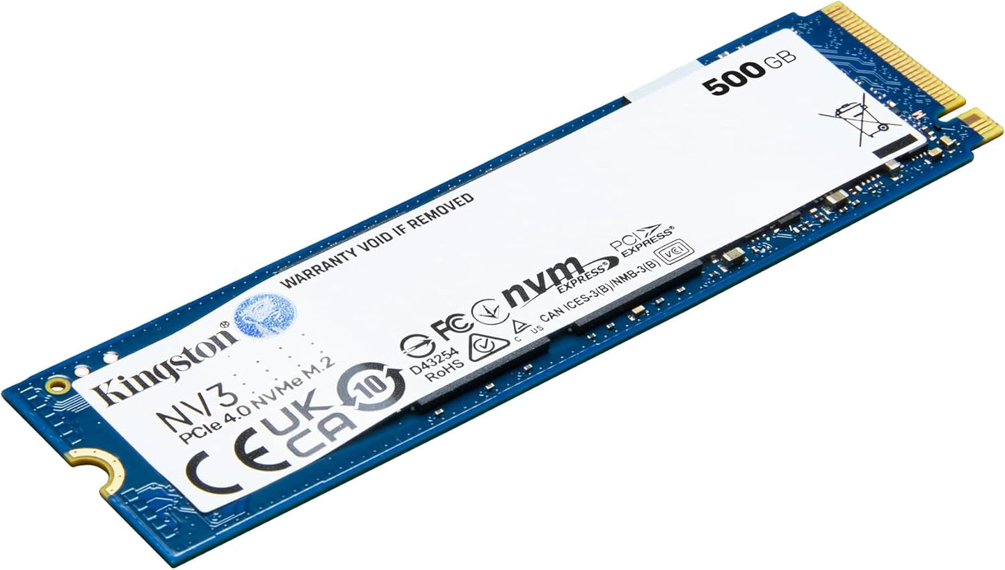 Unidad Ssd M.2 Kingston 2Tb (Snv3S/2000G) Nv3 Pcie 4.0 Nvme 2280