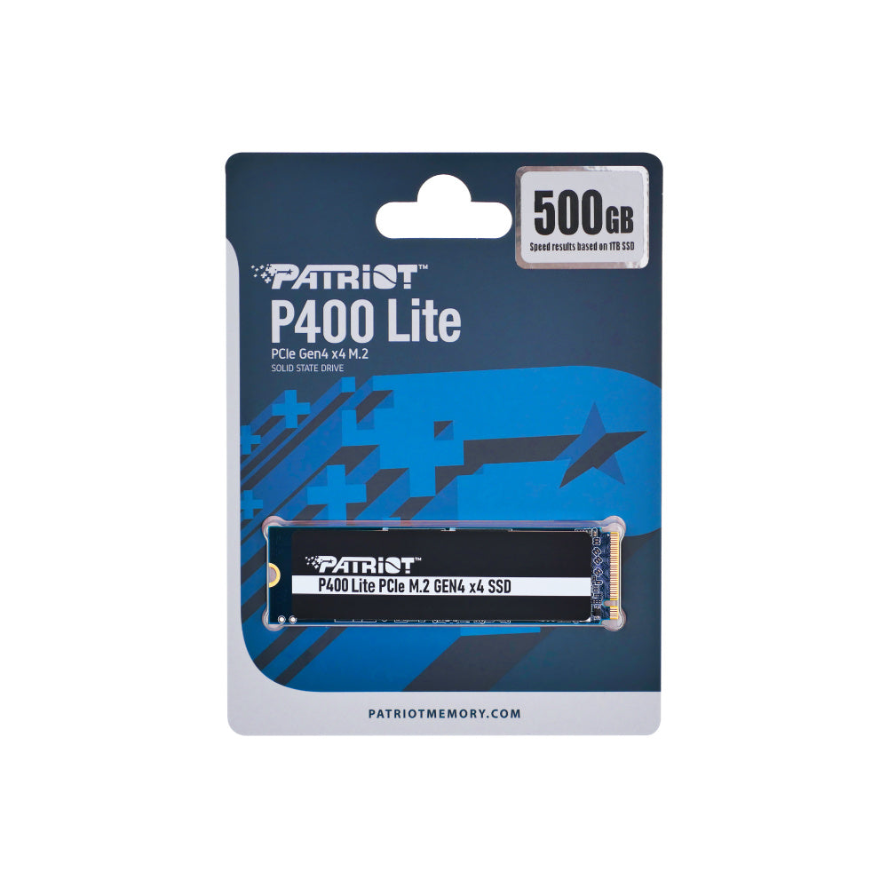 Unidad Ssd M.2 Patriot 500Gb (P400Lp500Gm28H) P400 Lite Pcie 4, Nvme, 2280