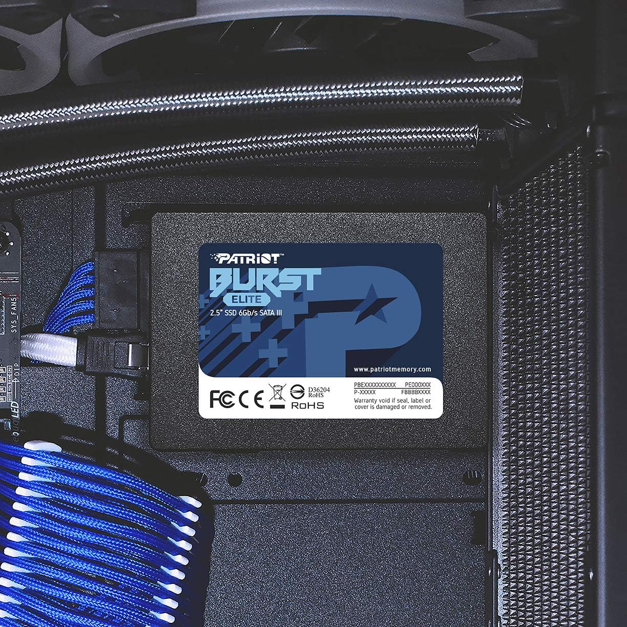 Unidad Ssd Patriot 120Gb (Pbe120Gs25Ssdr) Burst Elite 2.5", Sata3, 7Mm, 3D Nand