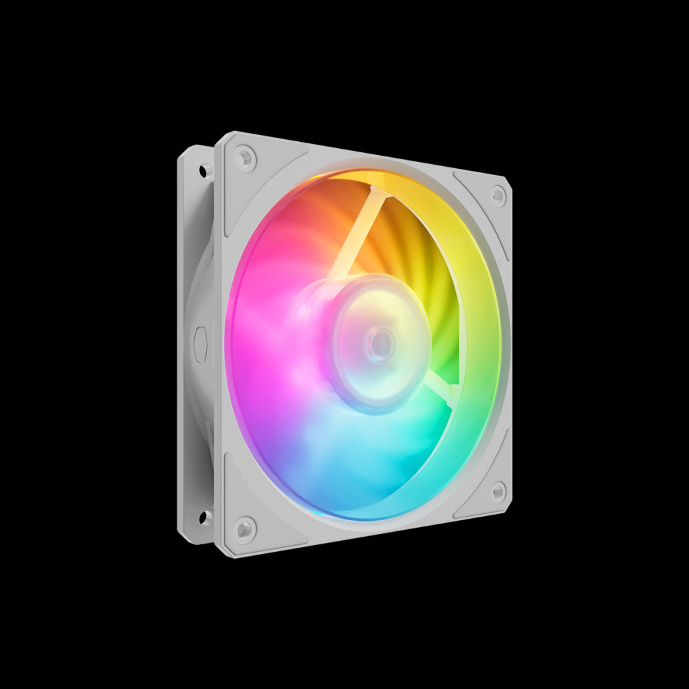 Ventilador Gabinete Cooler Master (Mfz-M2Dw-243P2-R1) Mobius 120P Argb White 3-Pack