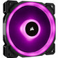 Ventilador Gabinete Corsair (Co-9050071-Ww) Ll120Rgb Luz Dual, 120Mm, Negro