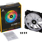 Ventilador Gabinete Corsair (Co-9050071-Ww) Ll120Rgb Luz Dual, 120Mm, Negro