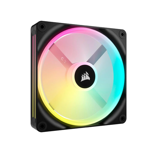 Ventilador Gabinete Corsair (Co-9051003-Ww) Icue Link Qx140 Rgb,1 Fan,140Mm,Domo Magnetico,Negro