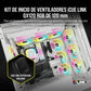 Ventilador Gabinete Corsair (Co-9051006-Ww) Icue Link Qx120 Rgb,3 Fan,120Mm,Domo Magnetico,Blanco