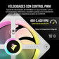 Ventilador Gabinete Corsair (Co-9051006-Ww) Icue Link Qx120 Rgb,3 Fan,120Mm,Domo Magnetico,Blanco