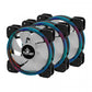 Ventilador Gabinete Yeyian (Ycf-3Kfs-01) Kit De 3 Vent.,Rgb,120Mm,Hidraulicos,6 Pin P/Hub,Ctrl Rem.