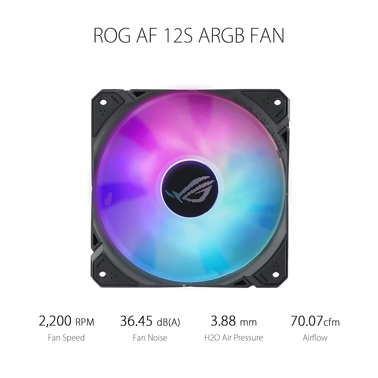 Ventilador P/Cpu Asus (Rog Ryuo Iii 360 Argb) Aurasync Rgb,3 Fans 120Mm,Enfriamiento Liquido