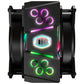 Ventilador P/Cpu Cooler Master (Mam-T4Pn-218Pc-R1) Masterair Ma410M Rgb,Lga1200,Am4,28 Leds,4 Tubos