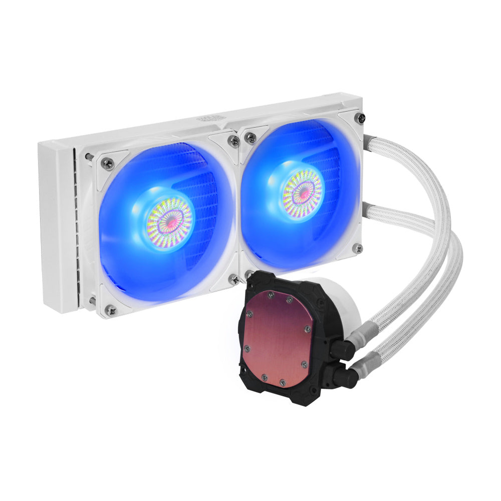 Ventilador P/Cpu Cooler Master (Mlw-D24M-A18Pc-Rw) Masterliquidml240L V2 Rgb Edicion Blanca