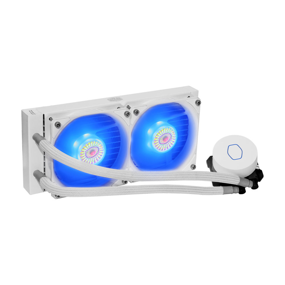 Ventilador P/Cpu Cooler Master (Mlw-D24M-A18Pc-Rw) Masterliquidml240L V2 Rgb Edicion Blanca