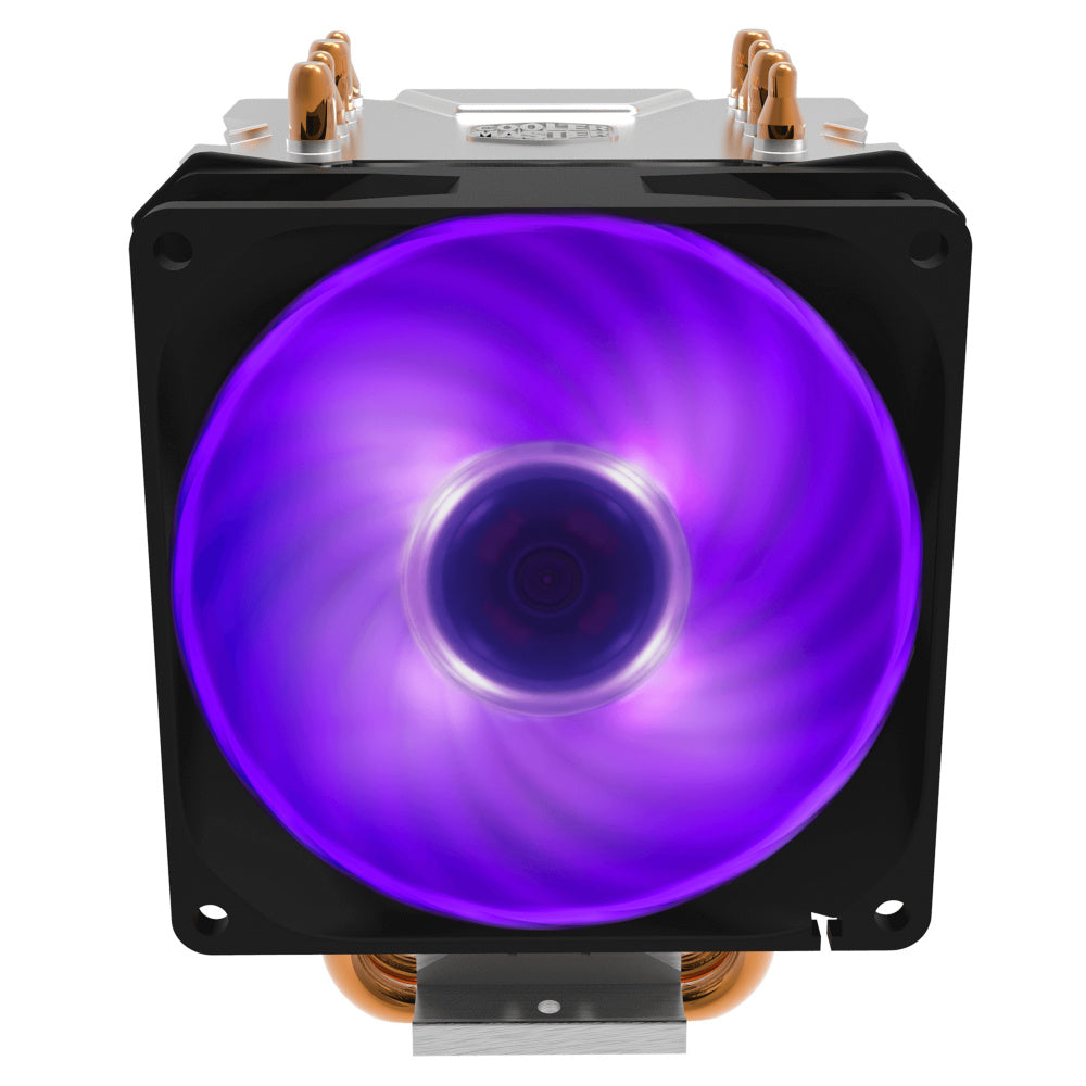 Ventilador P/Cpu Cooler Master (Rr-H410-20Pc-R1) Hyper H410R Rgblga1700/Am44 Pwm2000Rpmplata