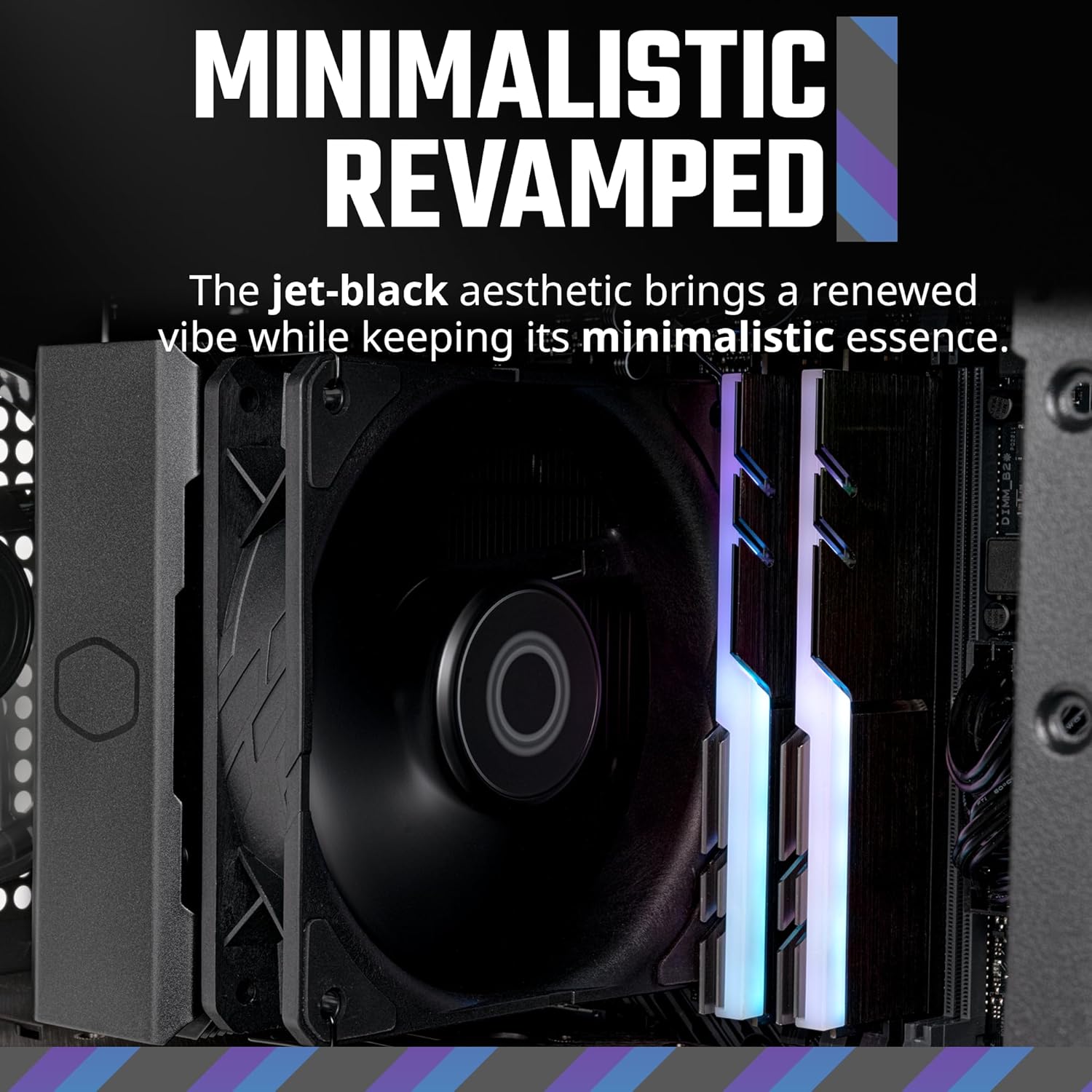 Ventilador P/Cpu Cooler Master (Rr-S4Kk-25Sn-R1) Hyper 212 Blackfan Sf 120 Edge4Pwm Lga1700/Am5