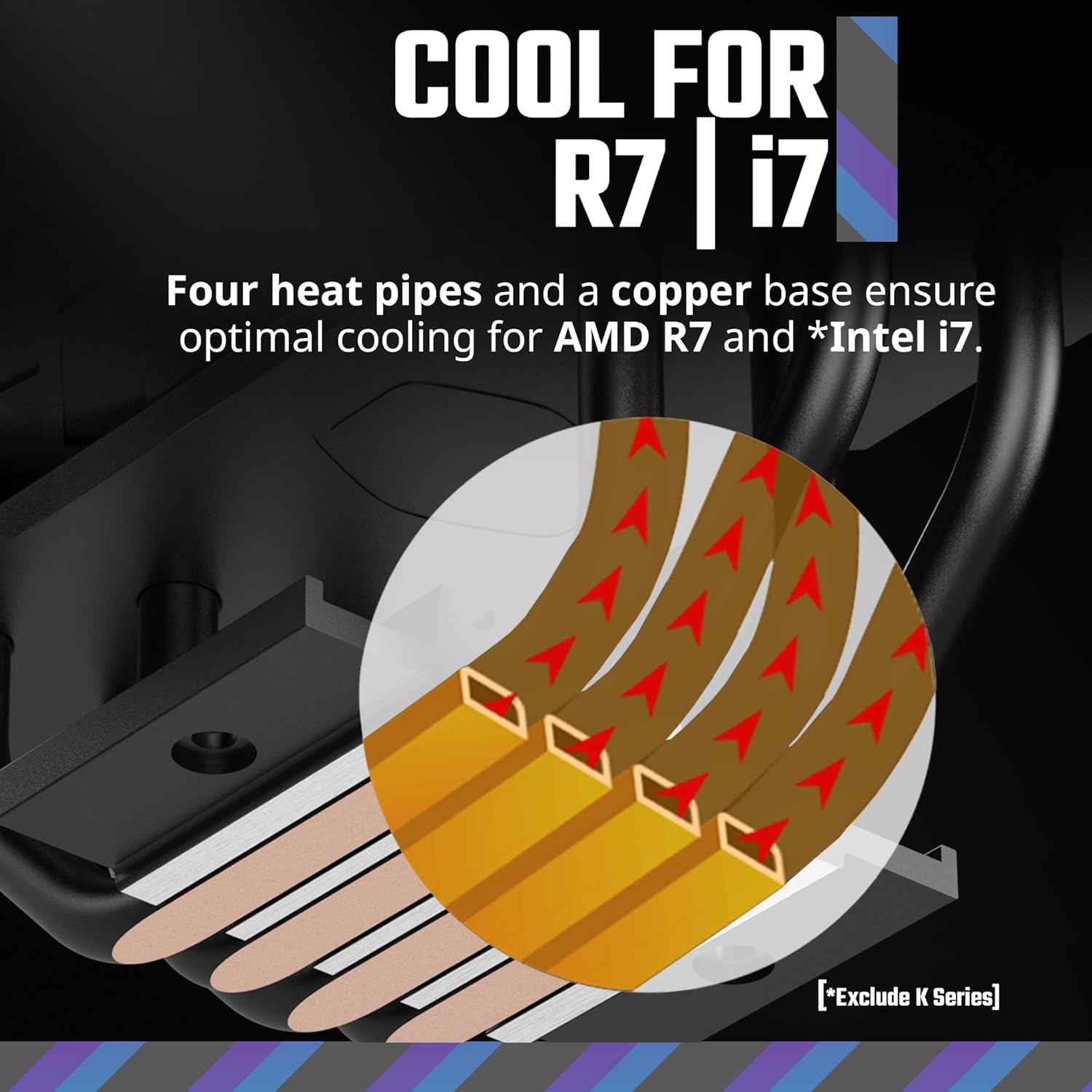 Ventilador P/Cpu Cooler Master (Rr-S4Kk-25Sn-R1) Hyper 212 Blackfan Sf 120 Edge4Pwm Lga1700/Am5