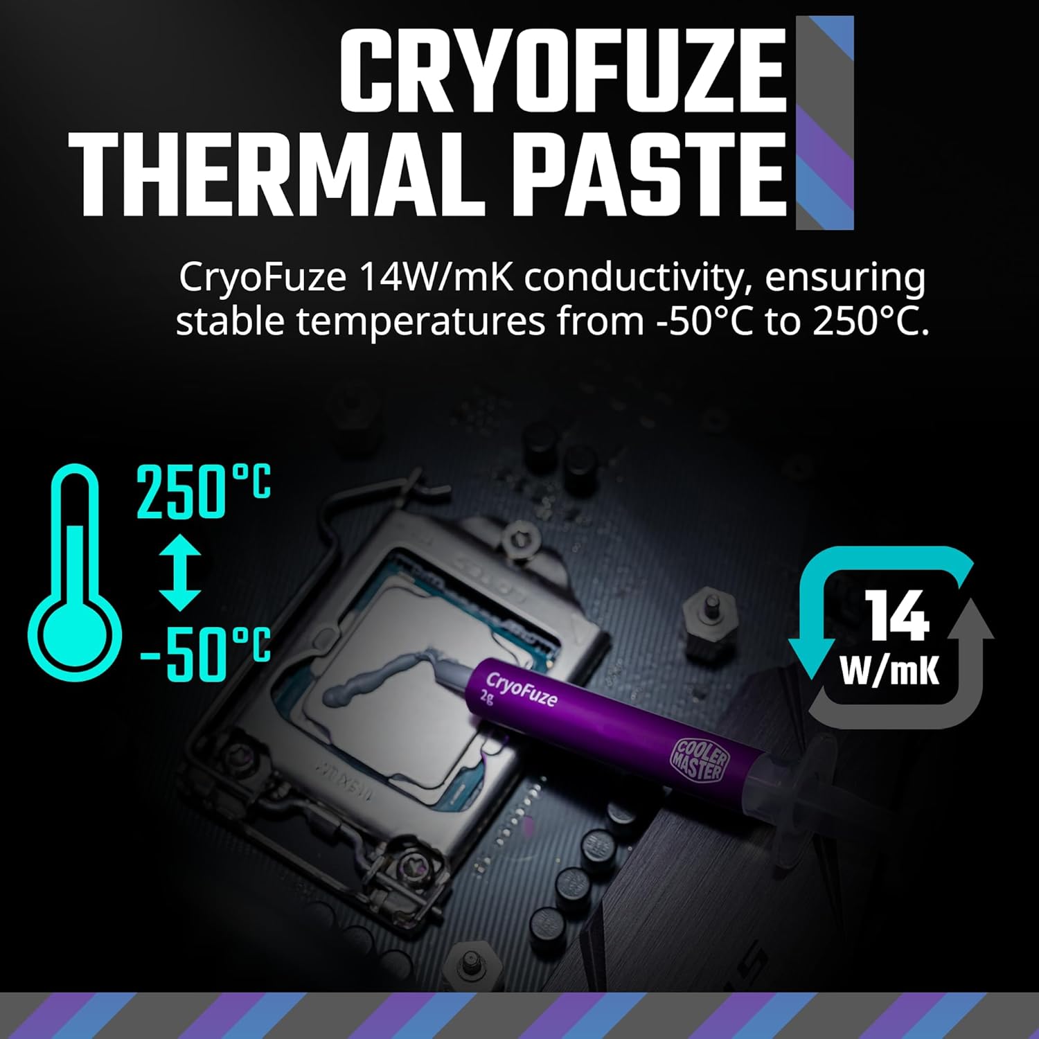 Ventilador P/Cpu Cooler Master (Rr-S4Kk-25Sn-R1) Hyper 212 Blackfan Sf 120 Edge4Pwm Lga1700/Am5