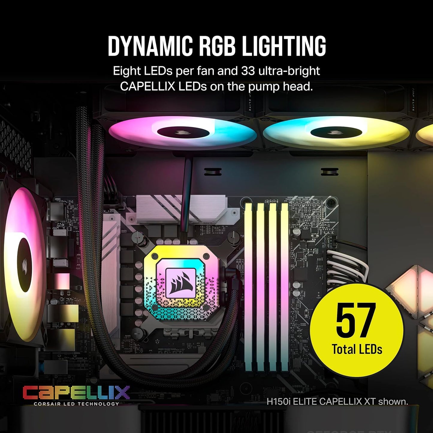 Ventilador P/Cpu Corsair (Cw-9060071-Ww) Icue H170I Elite Capellix,420Mm,3 Fans,Enfriamiento Liquid