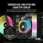 Ventilador P/Cpu Corsair (Cw-9061004-Ww) Icue Link H170I Rgb Aio,420Mm,3 Fan,Negro