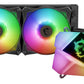 Ventilador P/Cpu Msi (Mag Coreliquid C240) Argb,2Fan,240Mm,Socket 1700, Am5,Enfriamiento Liquido