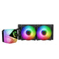 Ventilador P/Cpu Msi (Mag Coreliquid C240) Argb,2Fan,240Mm,Socket 1700, Am5,Enfriamiento Liquido