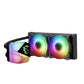 Ventilador P/Cpu Msi (Mag Coreliquid C240) Argb,2Fan,240Mm,Socket 1700, Am5,Enfriamiento Liquido