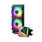 Ventilador P/Cpu Msi (Mag Coreliquid C240) Argb,2Fan,240Mm,Socket 1700, Am5,Enfriamiento Liquido