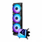 Ventilador P/Cpu Msi (Mag Coreliquid C360) Argb,3Fan,360Mm,Socket 1700, Am5,Enfriamiento Liquido