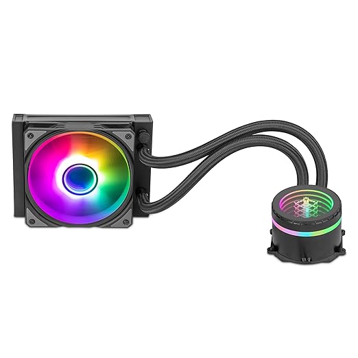 Ventilador P/Cpu Yeyian (Yts-120Sl-01) 120Mm,1*Fan 120Mm,Rgb Bomba Y Vent., Enfriamiento Liquido