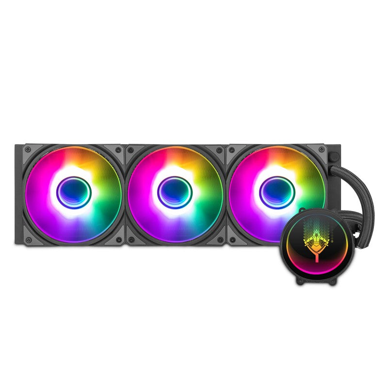 Ventilador P/Cpu Yeyian (Ytt-360Al-01) 360Mm,3*Fan 120Mm,Rgb Bomba Y Vent., Enfriamiento Liquido