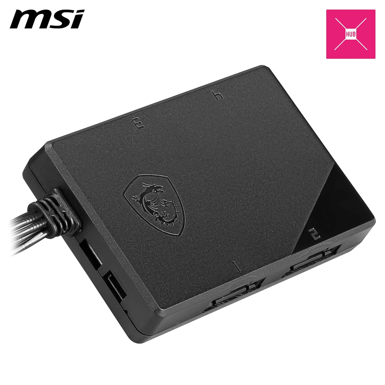 Ventilador P/Gabinete Msi (Mpg Ez120 Argb-3B) Argb Conexion Magnetica 3 Fan 360Mm Negro